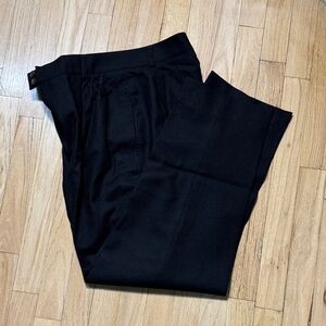 Bloomingdale's Black Trousers 100% wool
